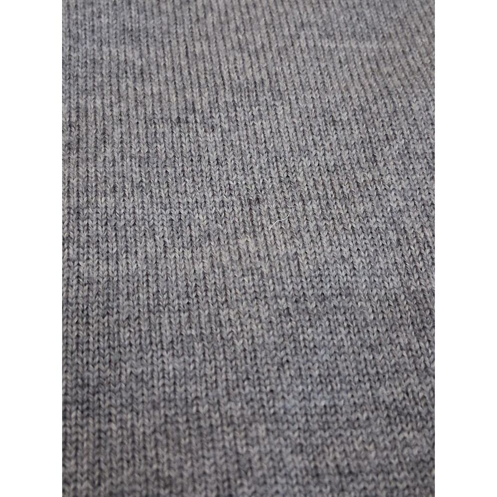 Chiara Marconi Pure New Merino 100% Wool Turtleneck Sweater Gray Italy XL Layer - Picture 10 of 10